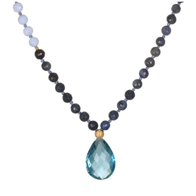 Sky Blue Topaz Necklace