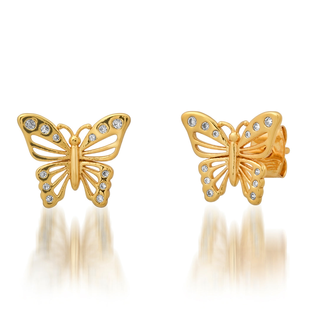 Cut Out Butterfly Studs