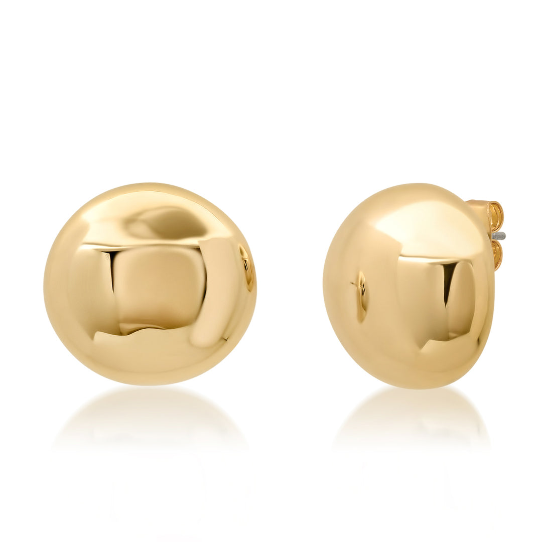 Puffy Large Button Studs