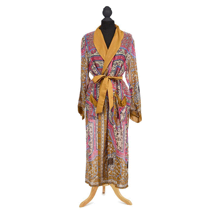 Summer Pink Robe Gown