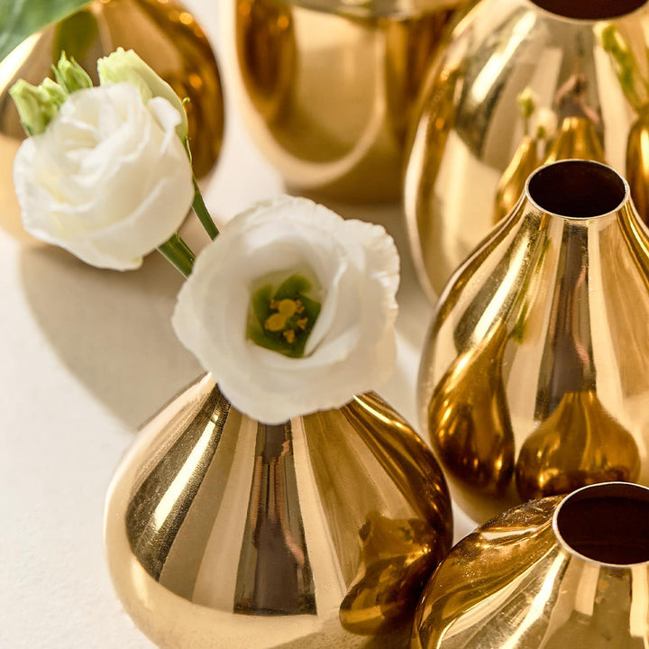 Gold-Plated Tabletop Vase