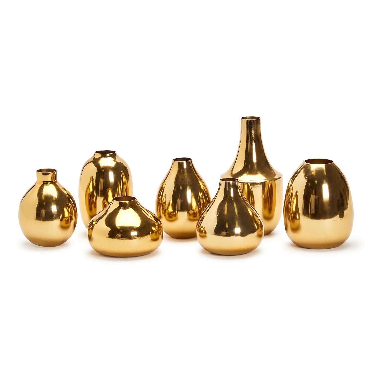 Gold-Plated Tabletop Vase