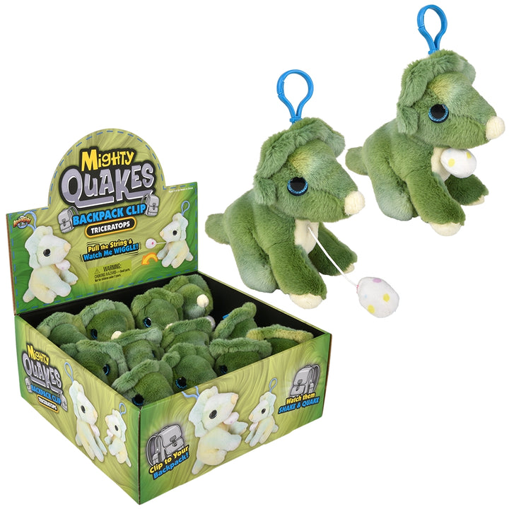 Mighty Quakes Dinosaur Backpack Clip