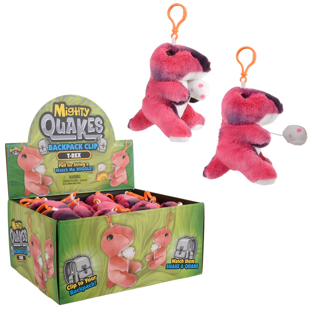 Mighty Quakes Dinosaur Backpack Clip
