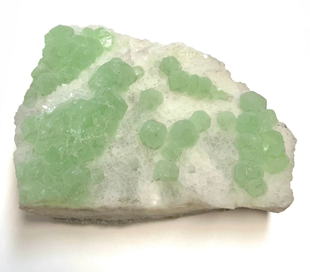 Green Fluorite on Matrix