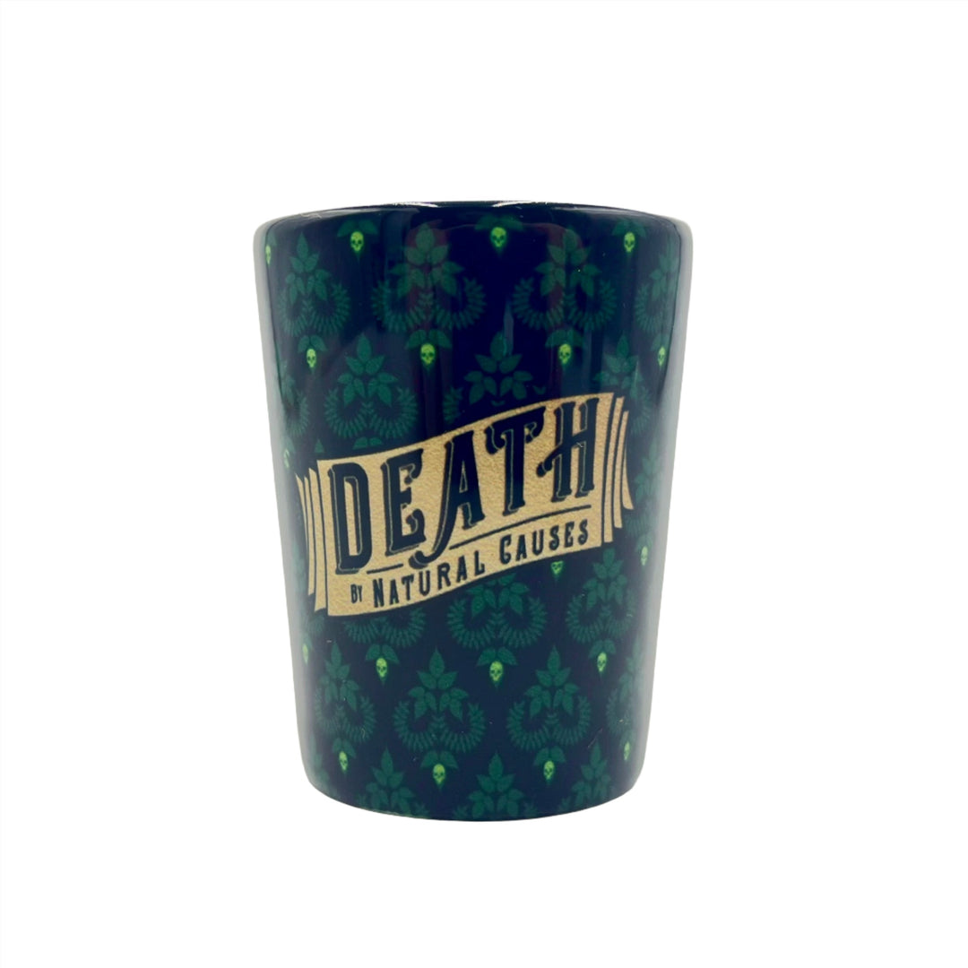 HMNS Death By Natural Causes Victorian Wallpaper Shot Glass