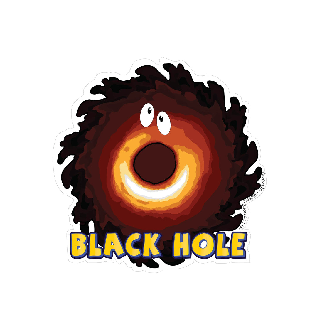 Black Hole Vinyl Sticker