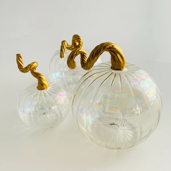 Blown Glass Pumpkin, Large