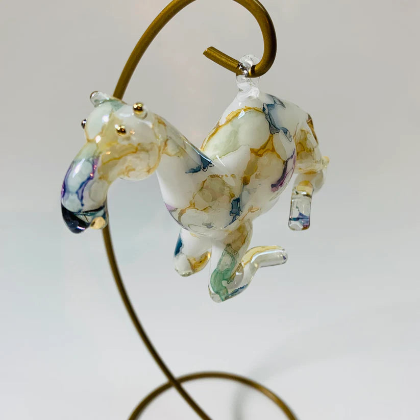 Camel Glass Ornament