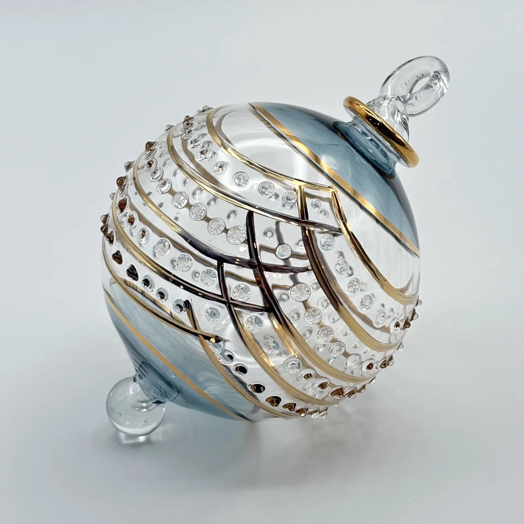 Large Blown Glass Ornament