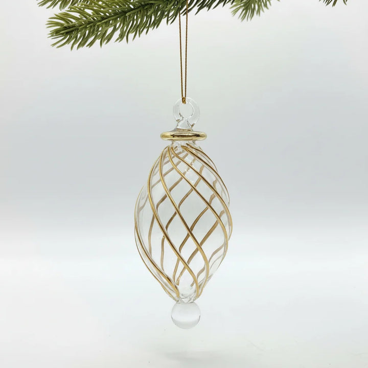 Small Blown Glass Ornament