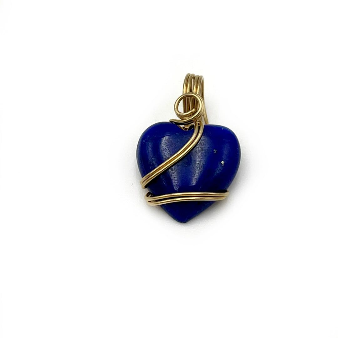 Lapis Heart Pendant