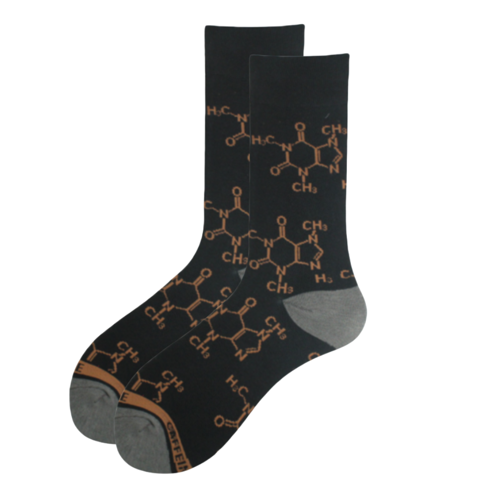 Caffeine Molecule Socks