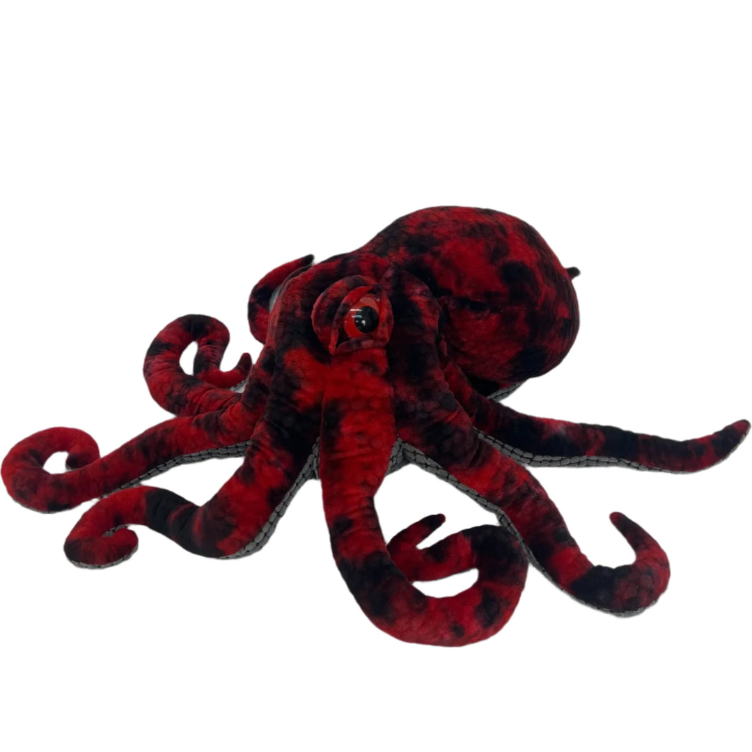 Realistic Red Octopus 16" Plush Toy