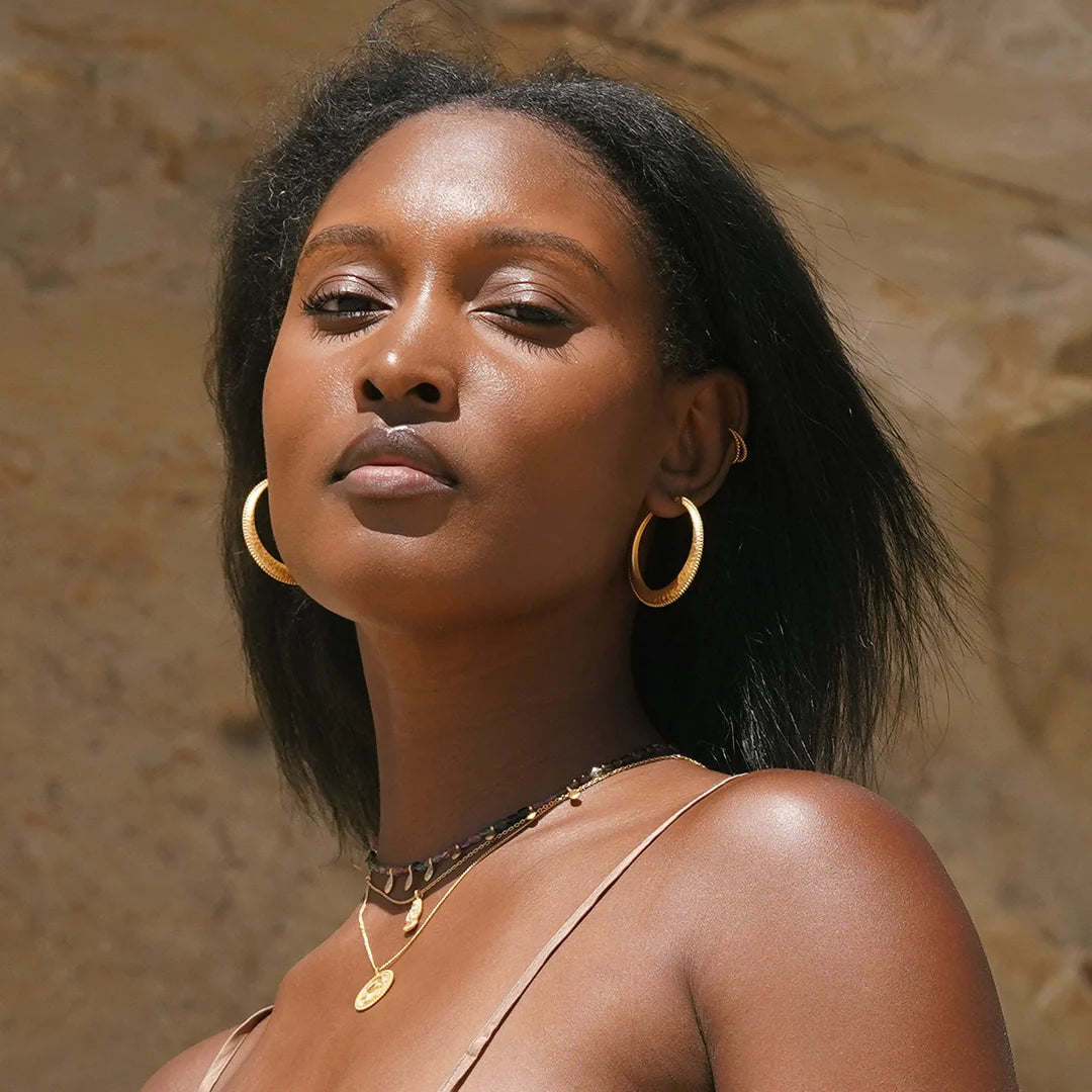Dot Hoop Earrings
