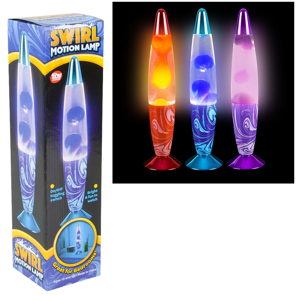 Swirl Wax Lava Motion Lamp