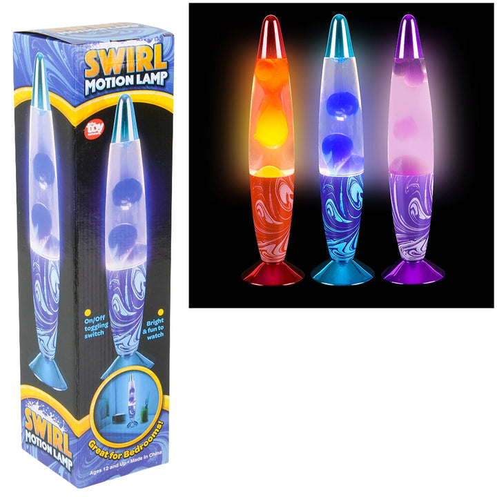 Swirl Wax Lava Motion Lamp