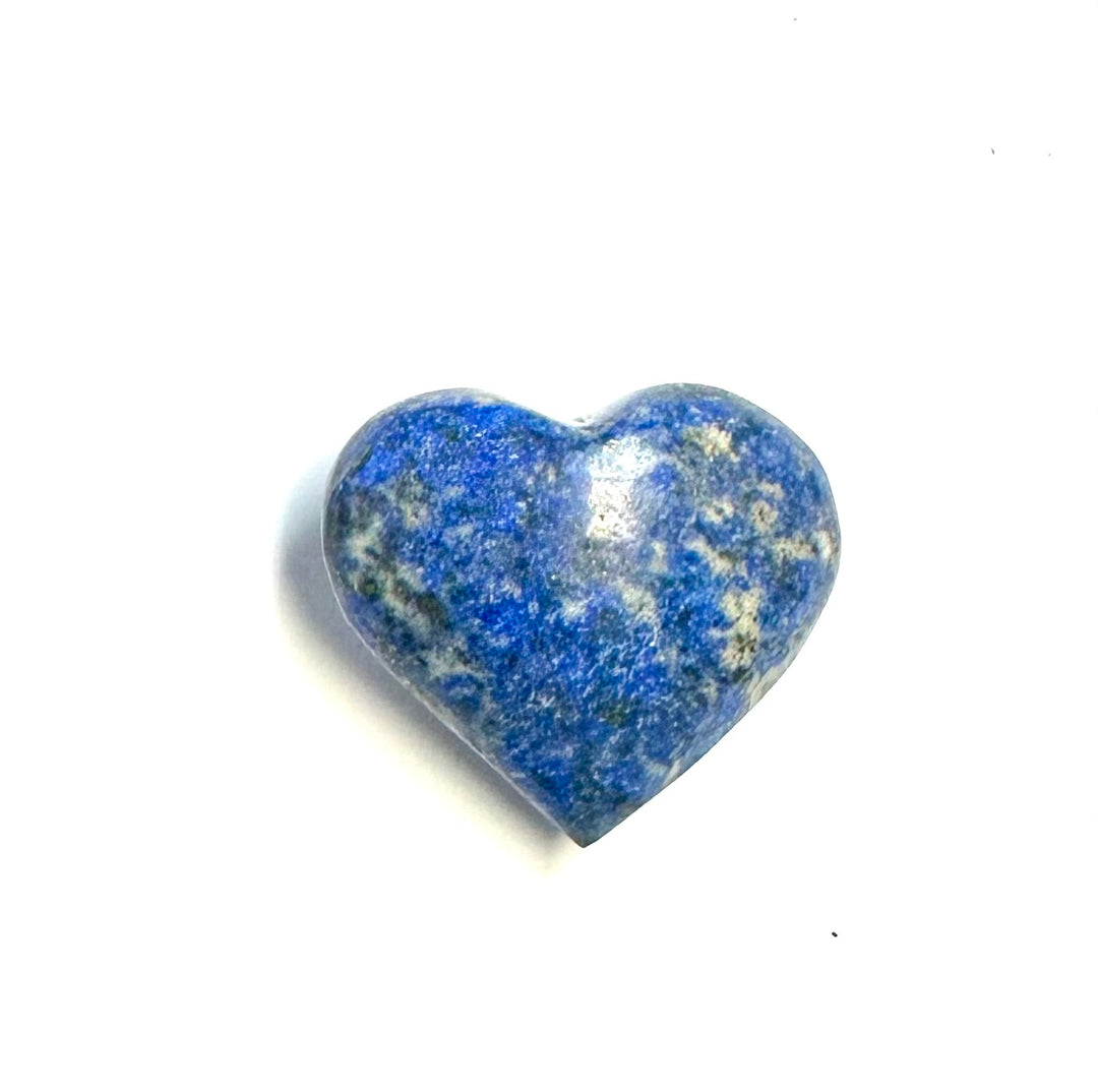 Azurite Heart Carving