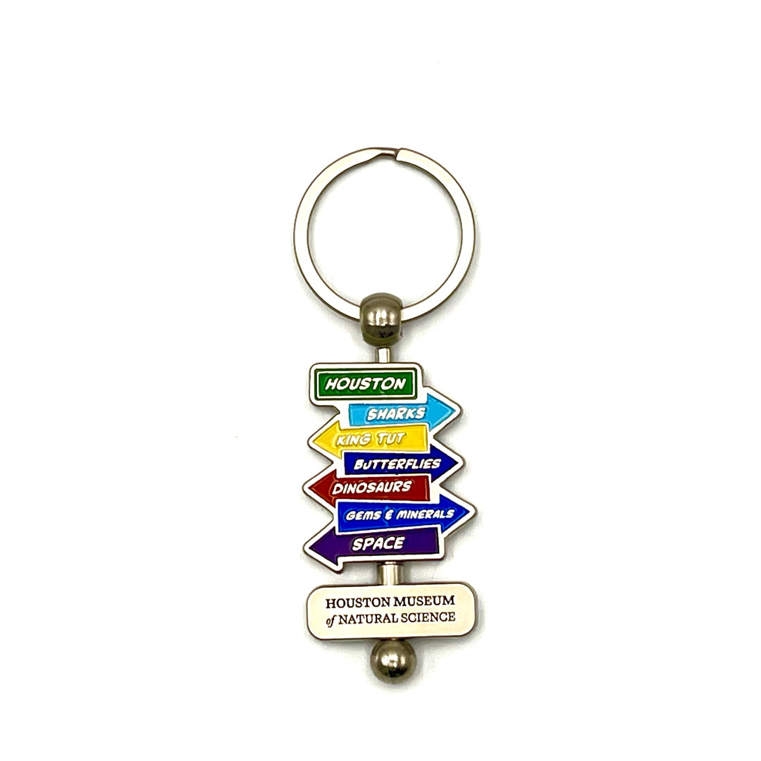 HMNS Directional Sign Key Chain