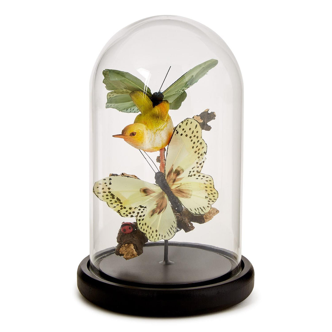 Flora and Fauna Butterfly and Bird Sculpture