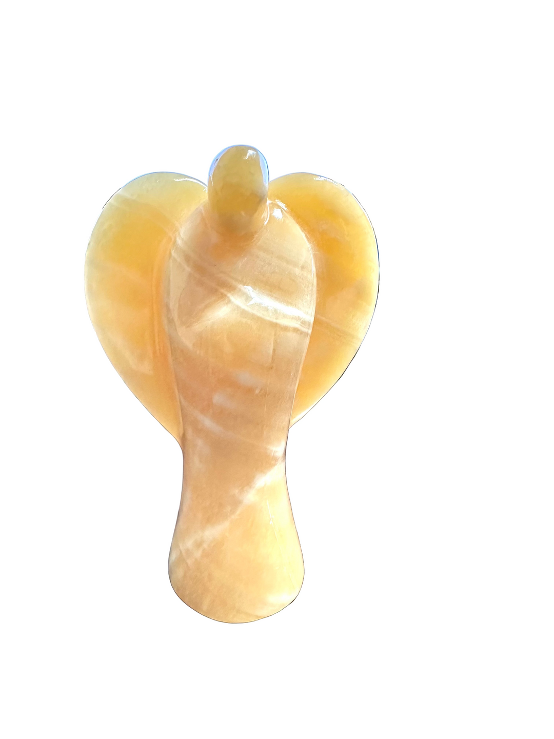 Orange Calcite Angel, Pakistan