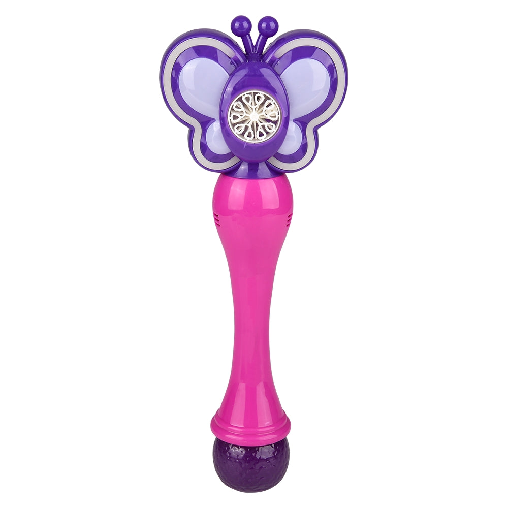 Light Up Neon Butterfly Bubble Wand