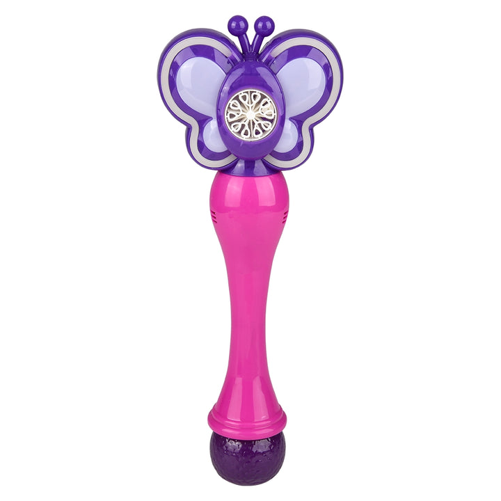 Light Up Neon Butterfly Bubble Wand