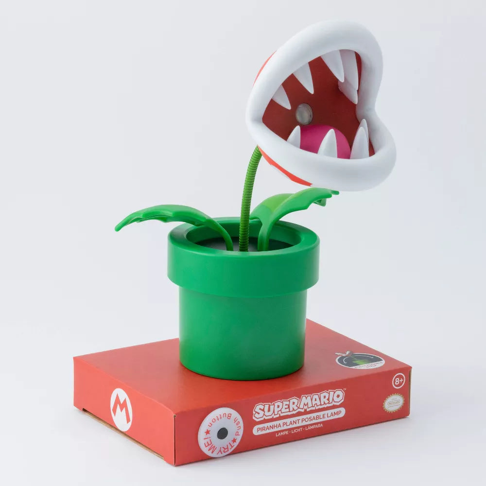 Mini Piranha Plant Posable Lamp