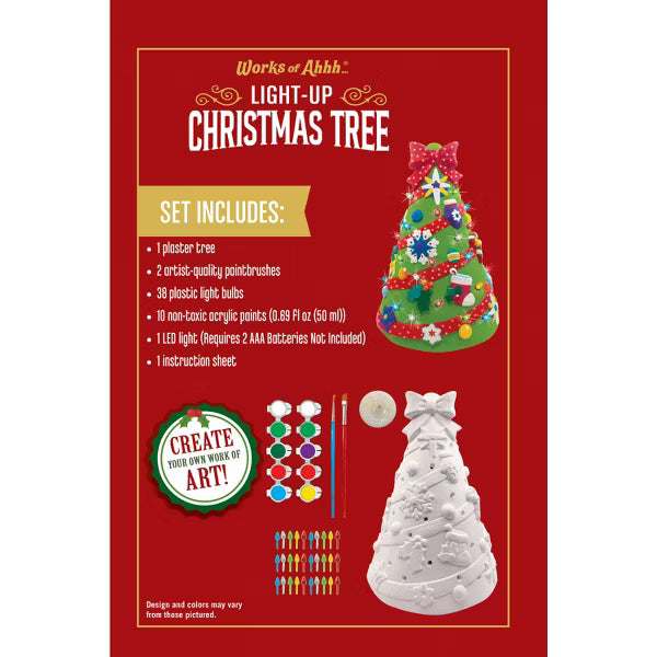 Led Plaster Christmas Tree Decoration Kit