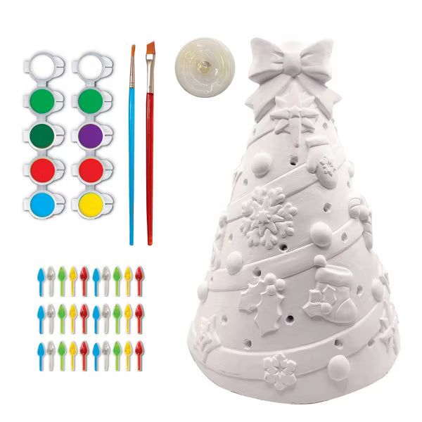 Led Plaster Christmas Tree Decoration Kit