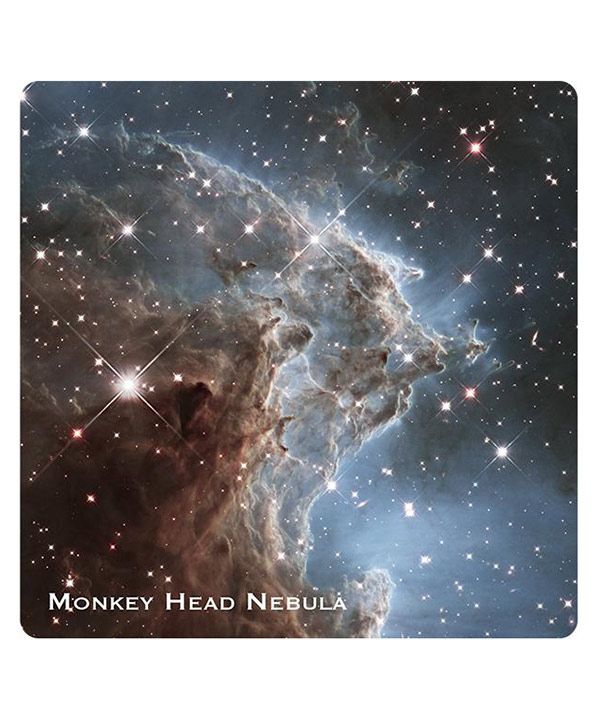 Astrophotography Glass Coaster Set, 6 pieces
