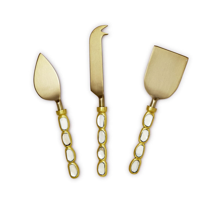 Mother of Pearl Handle Cheese Knives Gift Set