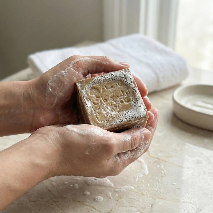 Avlia 5% Laurel Oil Aleppo Soap – Pure Olive Oil Bar