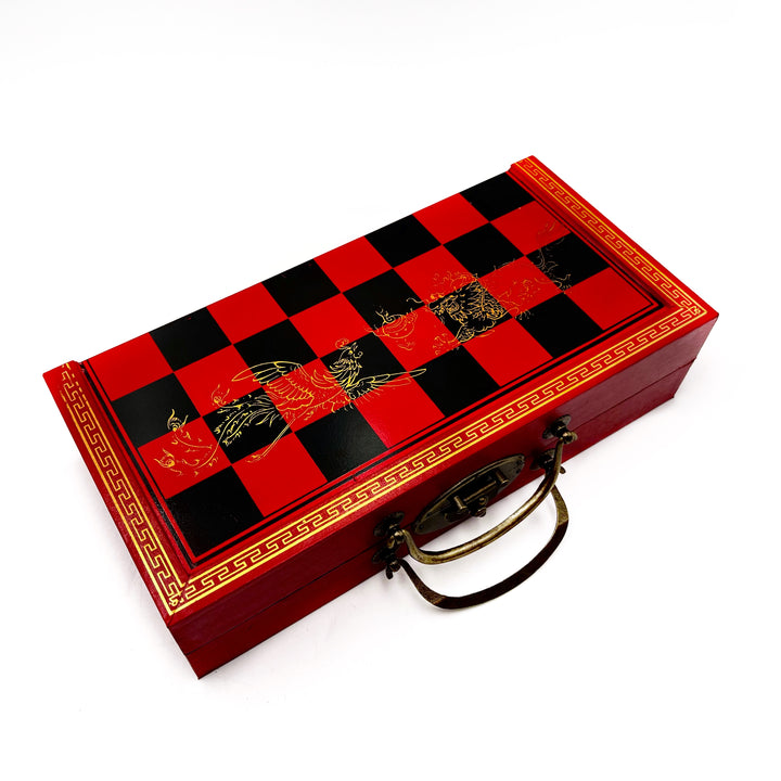 Terracotta Warrior Chess Set and Carrying Case