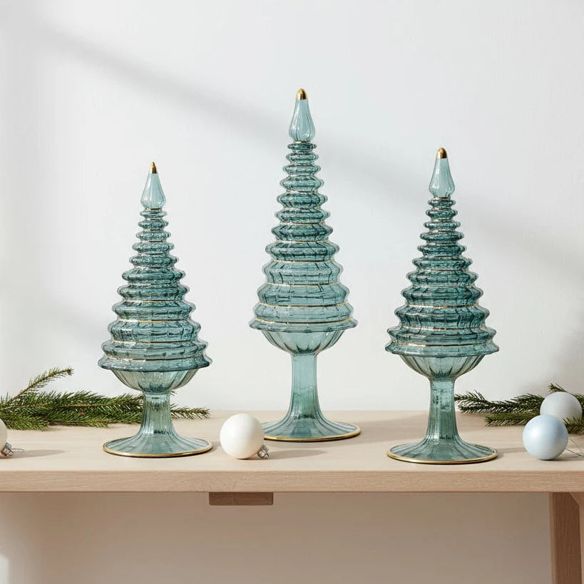 Blown Glass Spruce Tree Decoration