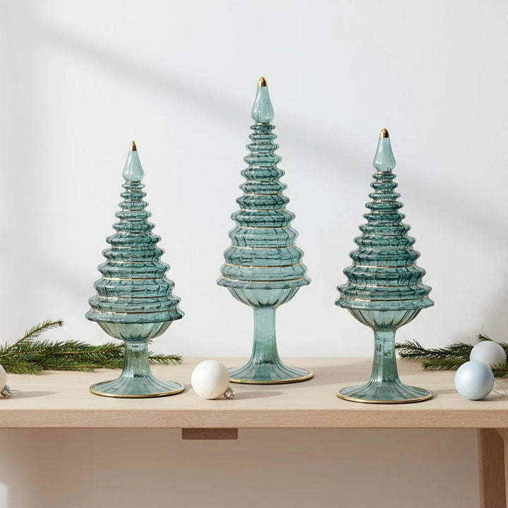 Blown Glass Spruce Tree Decoration