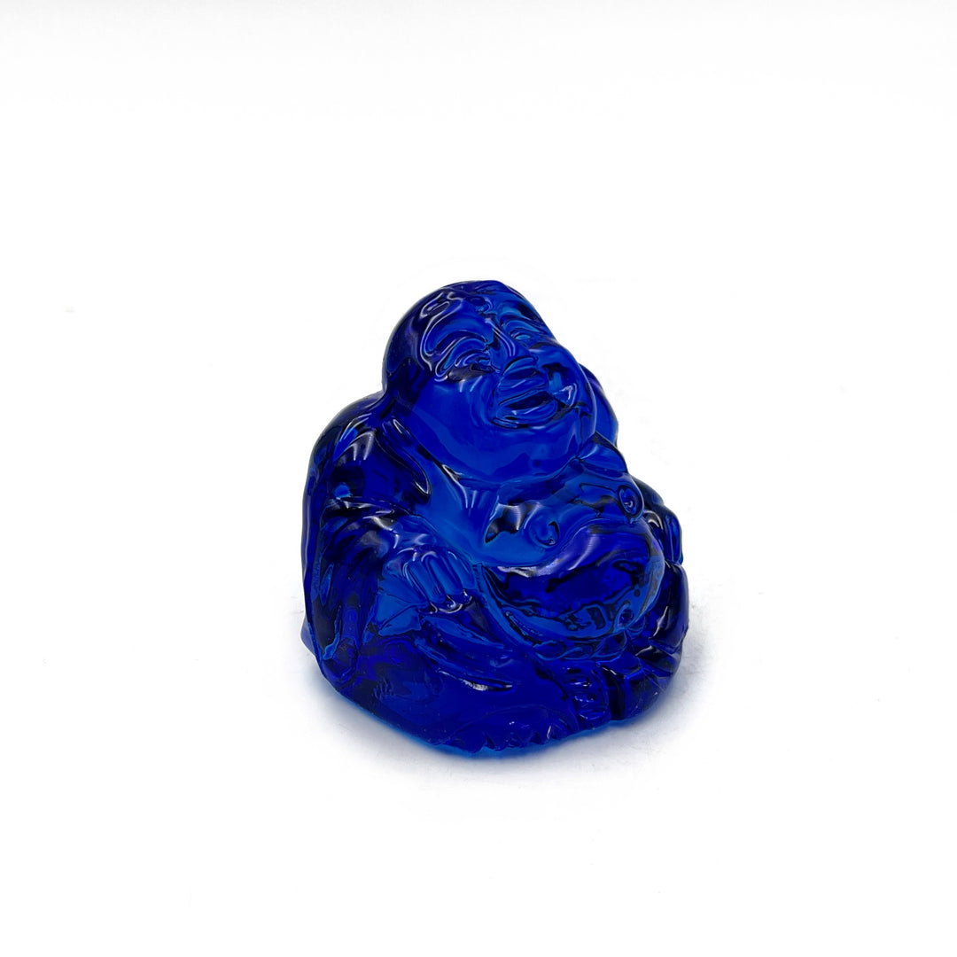 Large Glass Crystal Buddha Paperweight, Assorted Colors