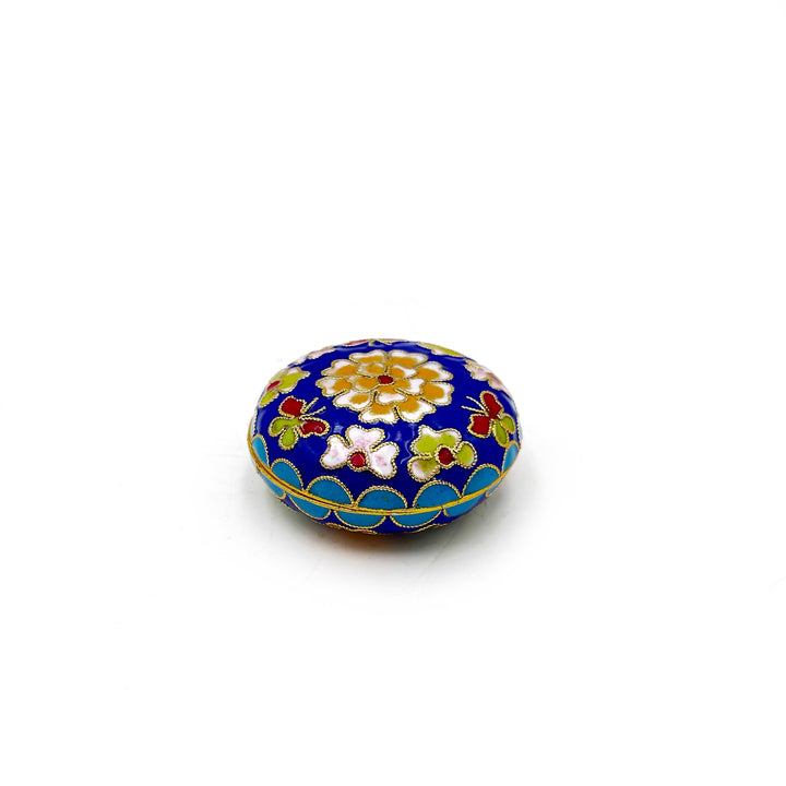 *FINAL SALE* Small Round Cloisonne Box