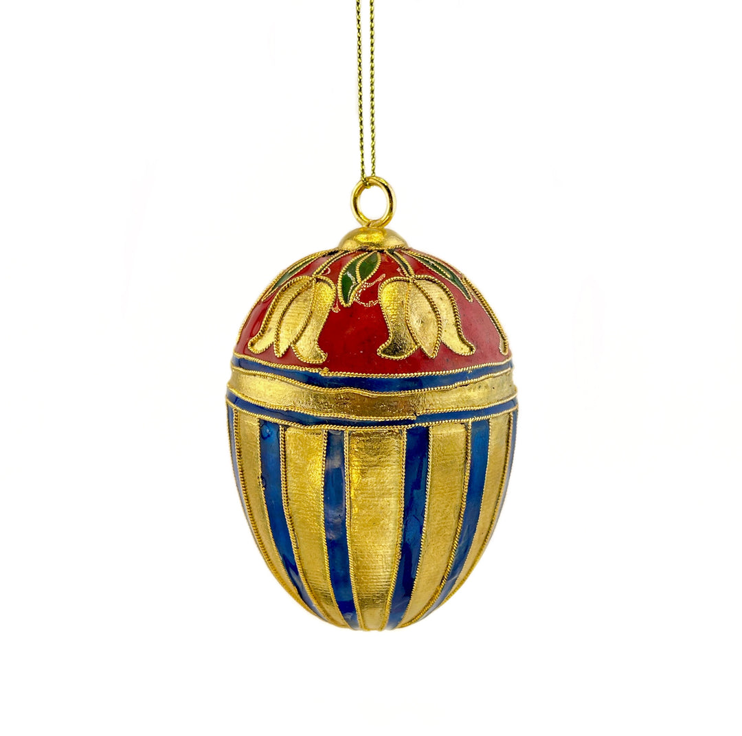 Cloisonne Egg Ornament
