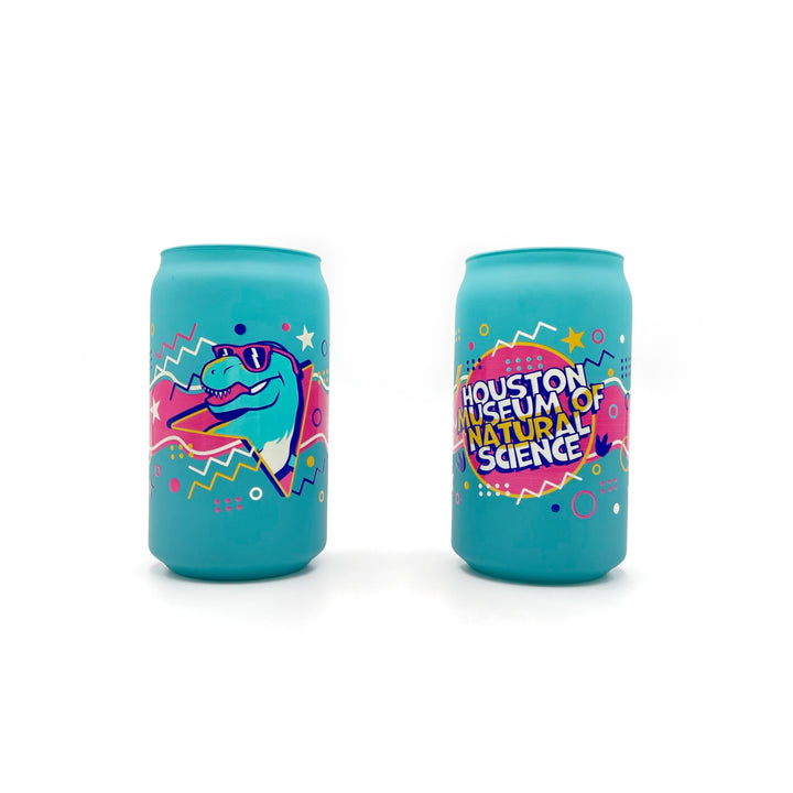 HMNS Retro Refresh Soda Can Glass