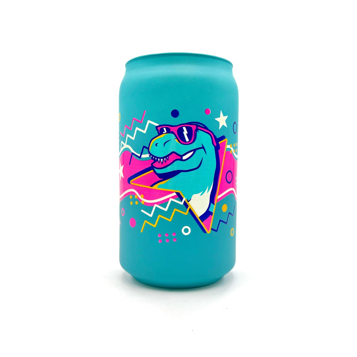 HMNS Retro Refresh Soda Can Glass