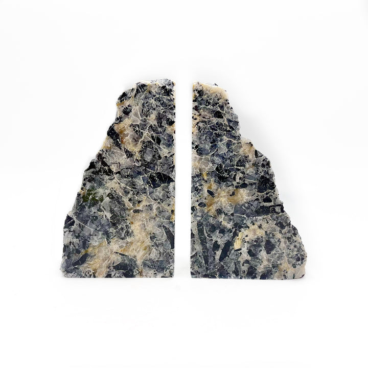 Tourmaline on Quartz Bookend, Brazil