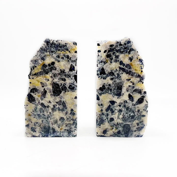 Tourmaline on Quartz Bookend, Brazil