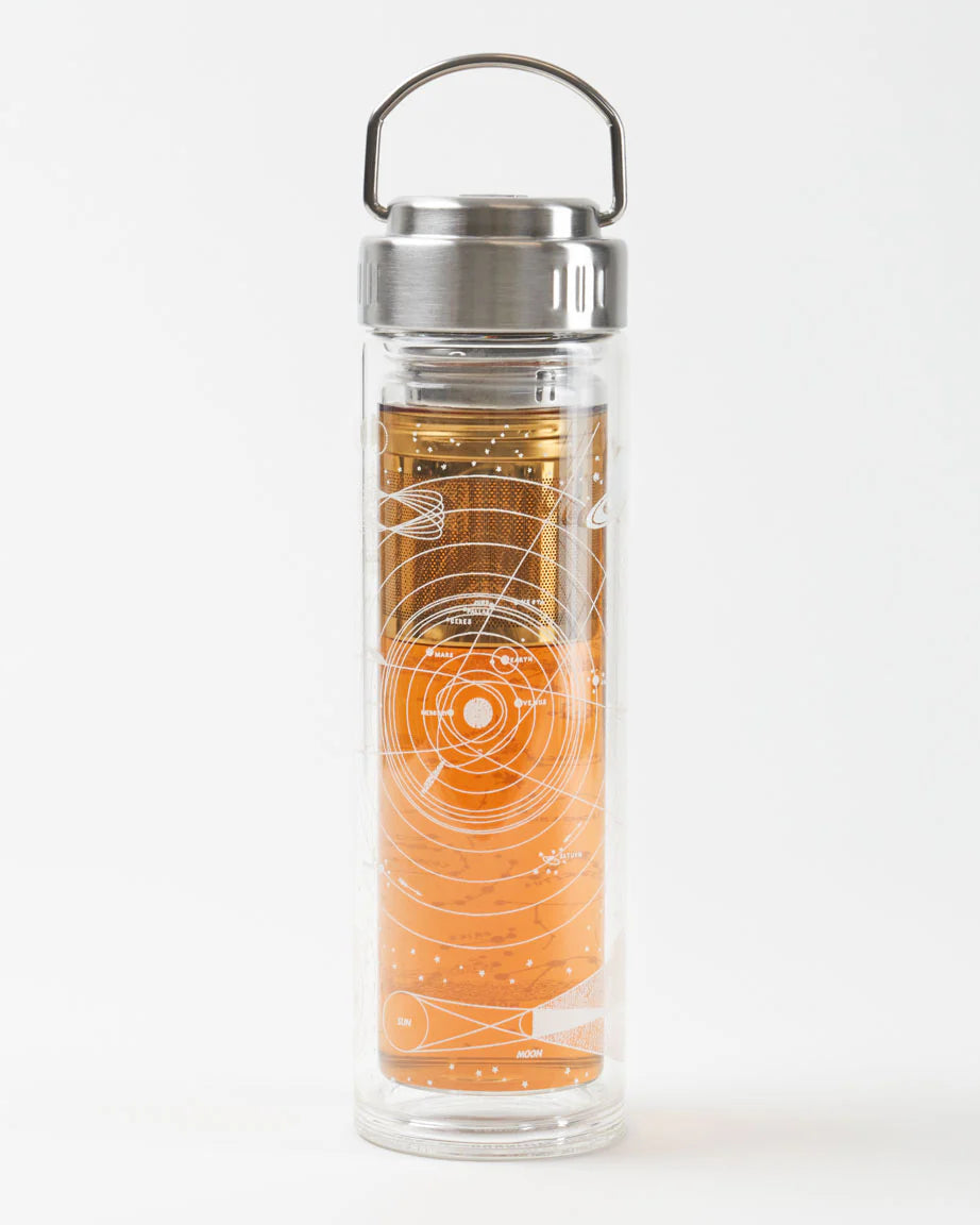 Glass Bottle and Tea Infuser