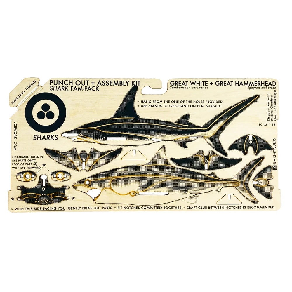 Great White & Hammerhead Puzzle Set