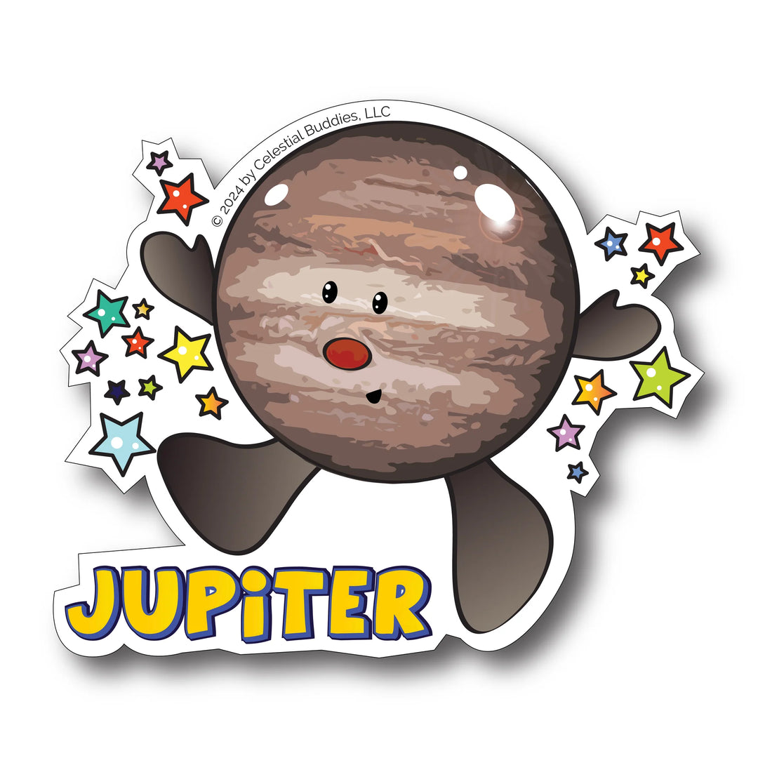Jupiter Vinyl Sticker