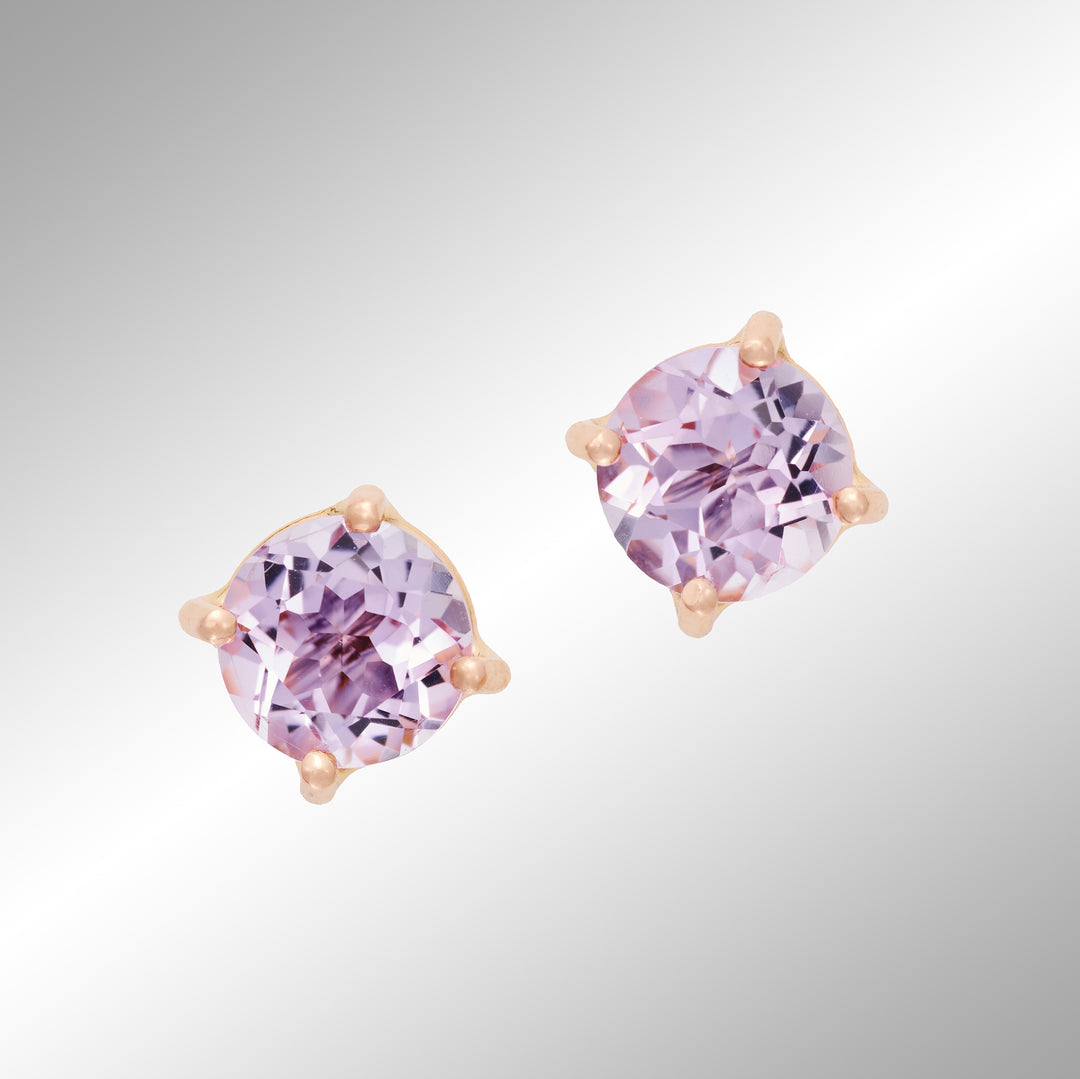 Amethyst Studs