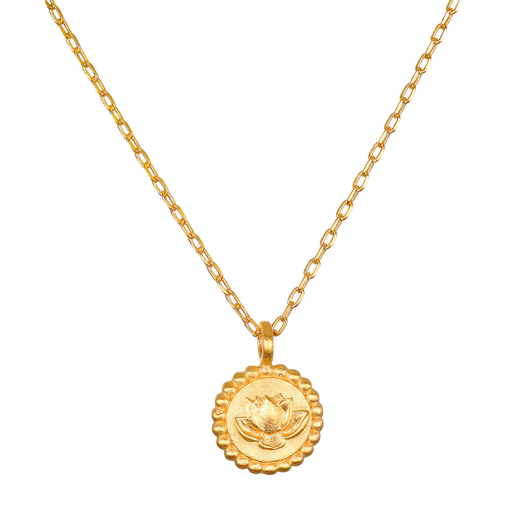 "Emerging Potential" Lotus Necklace