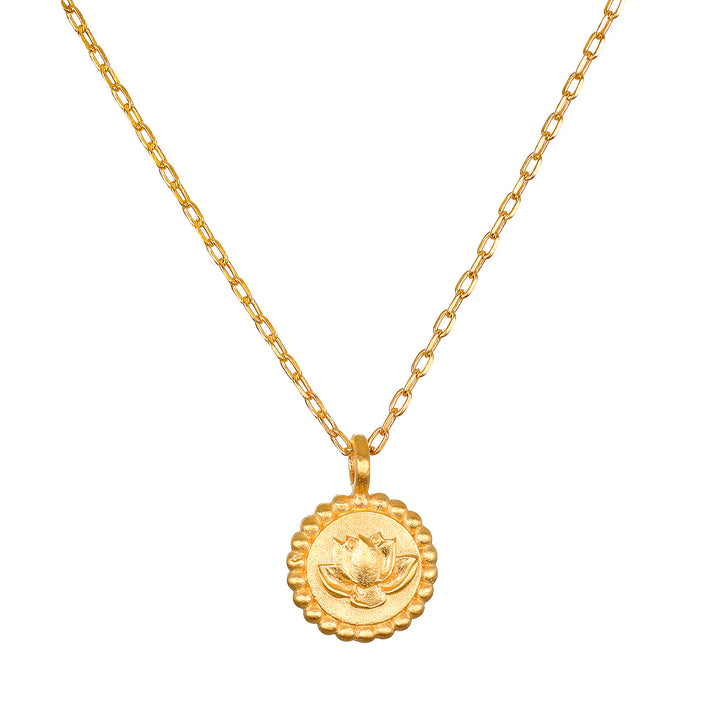 "Emerging Potential" Lotus Necklace
