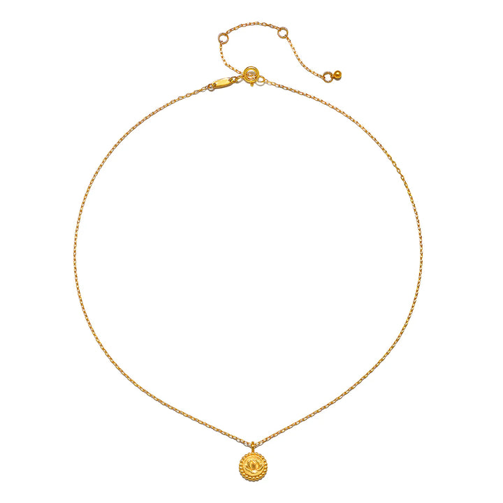 "Emerging Potential" Lotus Necklace